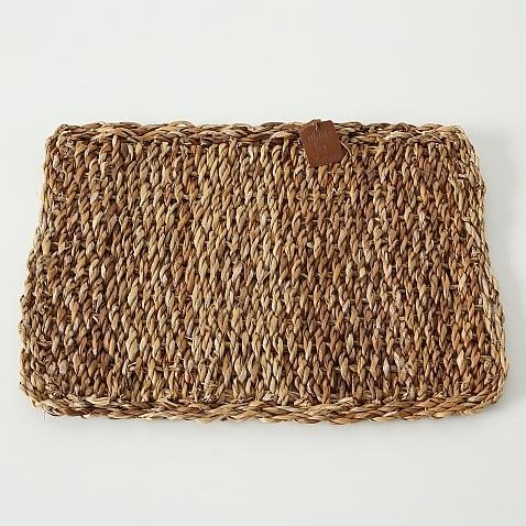 Boltze Home tovaglietta in giacinto d'acqua naturale 41x30cm accessorio tavola