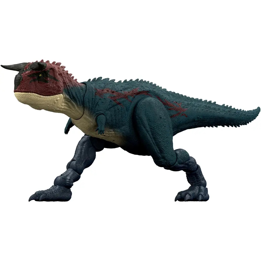 Mattel dinosauro giocattolo Jurassic World Carnotaurus con suoni