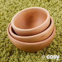 Cosy set di ciotole impilabili in legno - giocattolo educativo per bambini-2