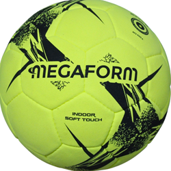 Megaform pallone futsal indoor giallo SoftTouch feltro misura 5