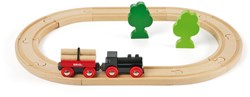 Brio Set treno con alberi - ferrovia giocattolo in legno - 33042