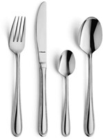 Amefa set posate Pearl 24 pezzi - design classico argento regalo