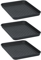Set vaschetta scolapiatti scarpe multi - scatola portaoggetti plastica blu 3 pezzi-2