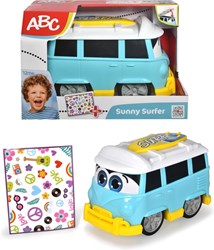 Autobus giocattolo Dickie Sunny Surfer 25 cm con adesivi - Furgone Volkswagen