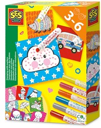 Ses pennarelli timbro - set creativo per bambini