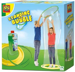 Ses bolle di sapone Mega Bubble set con anello gonfiabile e soluzione
