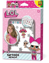 SES L.O.L. Tatuaggi metallici tatuaggi temporanei per bambini