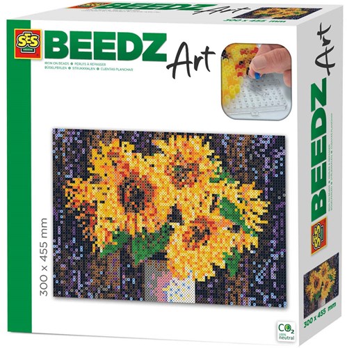 Ses perline da stirare Beedz Art girasoli set completo 7000 perline