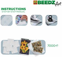 Ses perline da stirare Beedz Art girasoli set completo 7000 perline-3