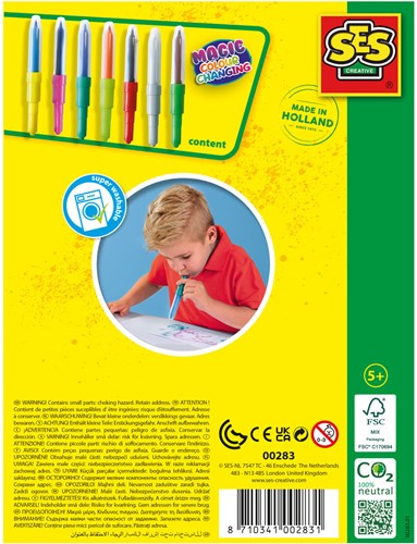 Ses pennarelli airbrush cambia colore - Disegno magico - Giocattolo creativo-3