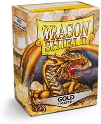 Dragon Shield bustine carte opache oro 100 pezzi - protezione carte