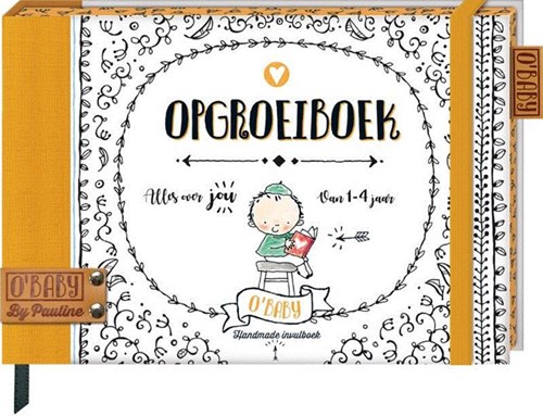 Image Books libro crescita bambino arancione album ricordi Pauline
