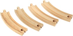 Brio binari curvi lunghi - espansione ferrovia in legno - 33342
