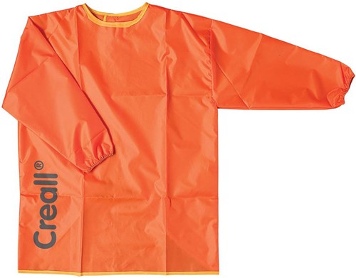 Creall grembiule da pittura arancione - grembiule bambini maniche lunghe, taglia S