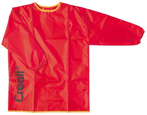 Creall grembiule pittura rosso - grembiule bambino taglia M - protettivo e lavabile-3