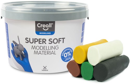 Creall argilla colori Safari - Pasta modellabile supersoft 1750g per bambini-2