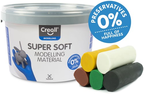 Creall argilla colori Safari - Pasta modellabile supersoft 1750g per bambini