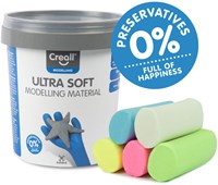 Creall Mini argilla modellabile seta assortimento 300gr - Colori Pastello