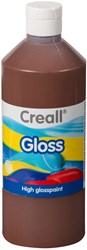 Creall vernice lucida marrone 500ml - pittura per bambini per lavoretti e pittura