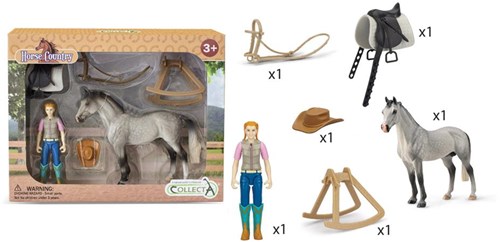 Collecta set gioco cavaliere hobby e accessori - giocattolo in plastica-2