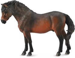 Collecta giocattolo Dartmoor Pony marrone castagna figura in plastica
