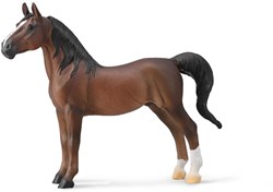 COLLECTA stallone americano Saddlebred castano marrone - 1:20