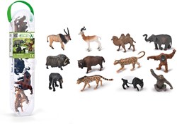 Collecta set animali selvatici giocattolo - 12 figure dipinte a mano