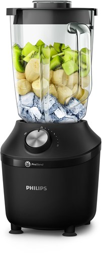 Philips frullatore nero 600W ProBlend caraffa vetro 2L elettrodomestico-2