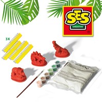 Ses colata e pittura dinosauri - set creativo per bambini-2
