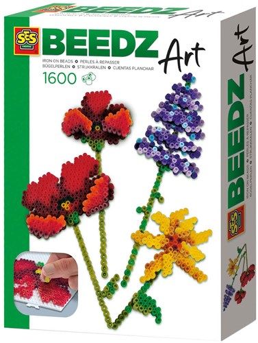 Ses Beedz Art kit creativo fiori 3D - Fiori selvatici perline da stirare