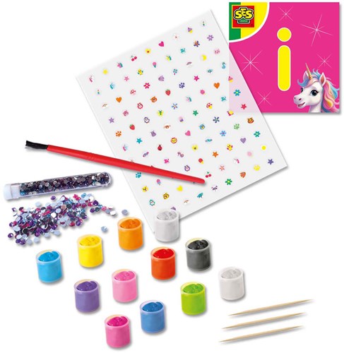 Ses nail designer unicorno - set smalti creativi per bambini-2