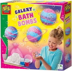Galaxy set bombe da bagno fai-da-te - bombe da bagno colorate per bambini