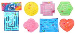 Johntoy labirinto d'acqua giocattolo colorato e squeezy per bambini
