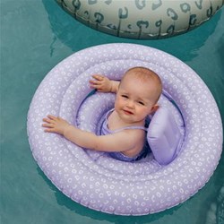Swim Essentials ciambella nuoto baby leopard lilla 69 cm - nuoto neonati