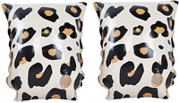 Swim Essentials braccioli gonfiabili stampa leopardo beige 0-2 anni