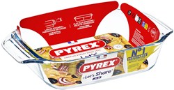 Pyrex teglia forno vetro 27x17x6cm 1,4L trasparente borosilicato