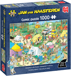 Jumbo puzzle Camping nella Foresta Jan van Haasteren 1000 pezzi