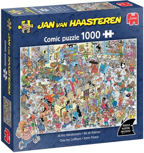 Jumbo puzzle Jan van Haasteren parrucchiere 1000 pezzi puzzle