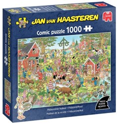 Jumbo puzzle 1000 pezzi Jan van Haasteren Festa di Mezza Estate paesaggio