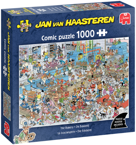 Jumbo Jan van Haasteren puzzle - La Panetteria - 1000 pezzi cartone animato