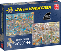Jumbo puzzle Jan van Haasteren DIY Shop - puzzle 2x1000 pezzi