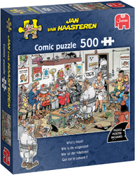 Puzzle Jan van Haasteren Chi è il prossimo? 500 pezzi cartone animato