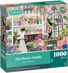 Jumbo Falcon puzzle Flower Studio 1000 pezzi cartone colorato