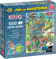 Jumbo puzzle Oldtimer Pakketstress 1000 pezzi puzzle cartoon