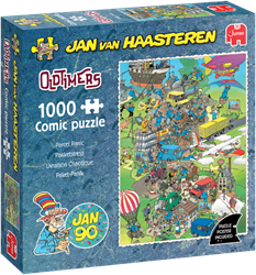 Jumbo puzzle Oldtimer Pakketstress 1000 pezzi puzzle cartoon