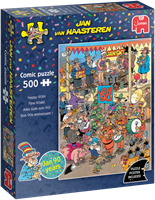 Puzzle Jumbo Jan van Haasteren Fijne 90ste! 500 pezzi cartone animato