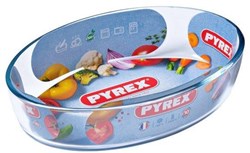 Pyrex teglia forno vetro ovale 30x21cm 2L - utensile da cucina resistente al calore