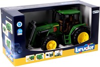 Bruder trattore John Deere 6920 con caricatore frontale giocattolo fattoria-3