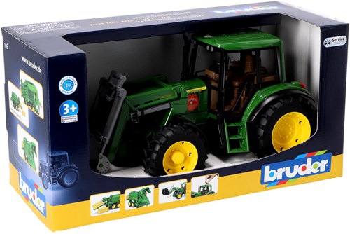 Bruder trattore John Deere 6920 con caricatore frontale giocattolo fattoria-3