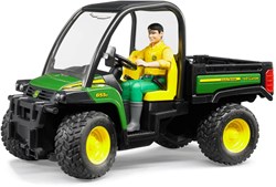 Bruder John Deere Gator 855D auto giocattolo con conducente 1:16